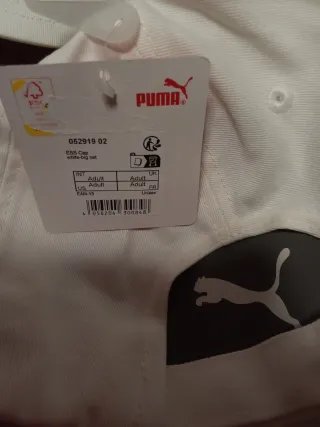 Gorra Puma Blanca Adulto