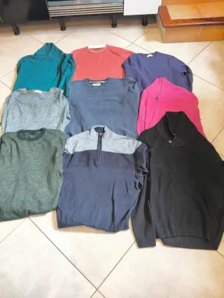 Lote de 9 jerséis hombre