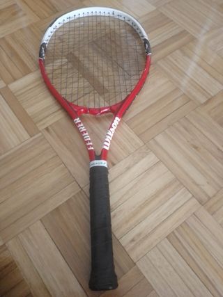 Raqueta Wilson Federer Roja Cambiar cuerdas
