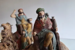 3 REYES MAGOS Y 3 PAJES DE ORTIGAS