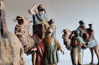 3 REYES MAGOS Y 3 PAJES DE ORTIGAS