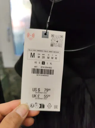 Mono Zara Negro Fiesta