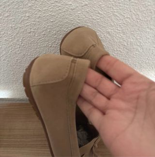 Mocasines Beige Mujer