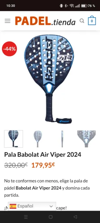 Pala de pádel Babolat Air Viper 2024