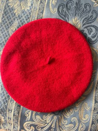 Cappello basco lana cotta rosso