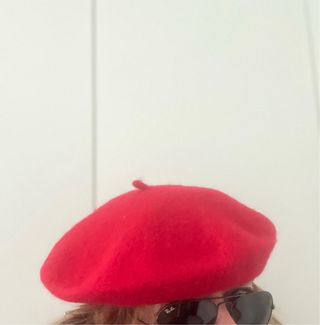 Cappello basco lana cotta rosso