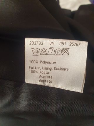 Vestido negro Vera Mont talla 38