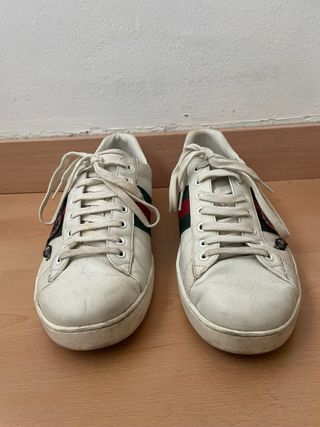 Zapatillas Gucci Blancas Serpiente