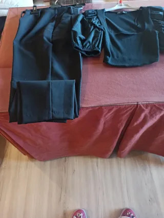 Conjunto fiesta negro Zara