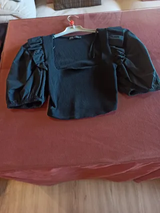 Conjunto fiesta negro Zara