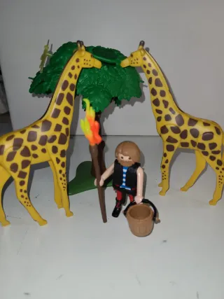 Lote 58: Jirafas Playmobil
