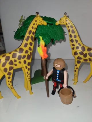 Lote 58: Jirafas Playmobil
