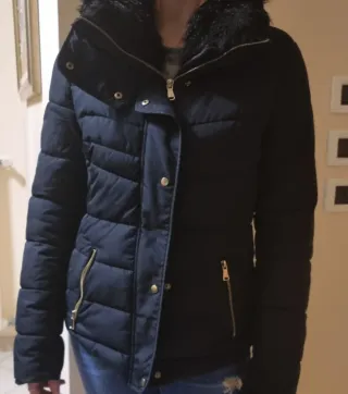 Giubbotto donna blu taglia S