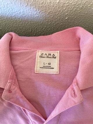 Lote 2 Polos Zara Talla L