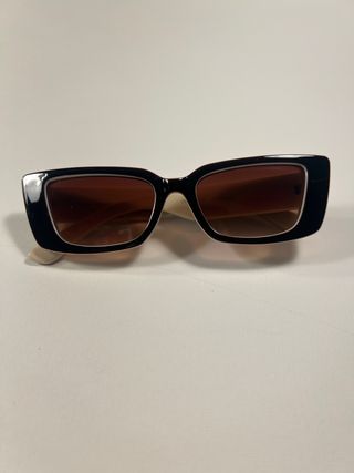 Gafas de sol retro vintage negras y marrones