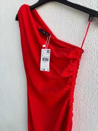 Vestido Mango Rojo Talla XS NUEVO