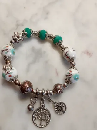Pulsera Ojo Turco y Mano de Fátima