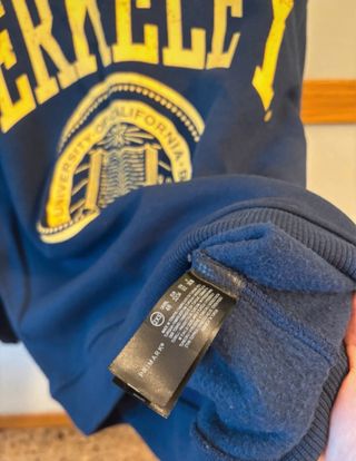 Sudadera Berkeley de felpa NUEVA