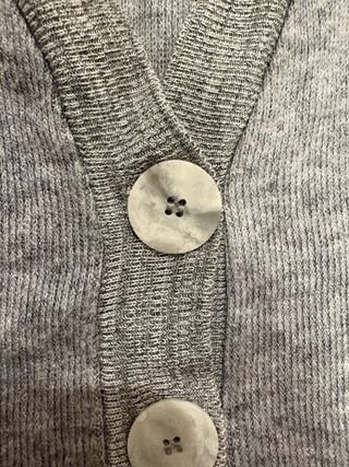 Chaqueta punto gris Zara T.M