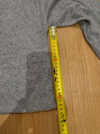 Chaqueta punto gris Zara T.M