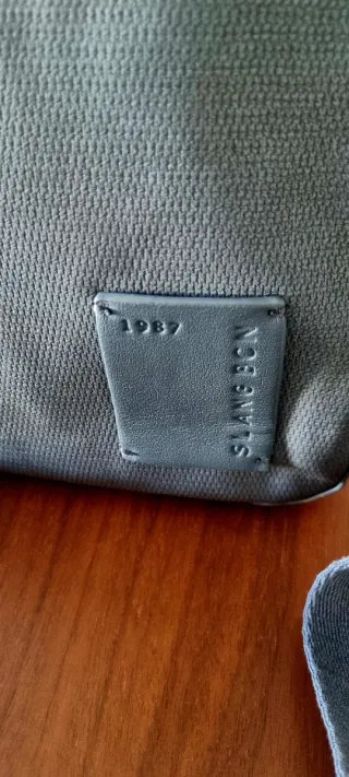 Bolso bandolera azul tejano