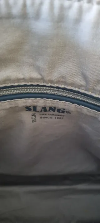 Bolso bandolera azul tejano