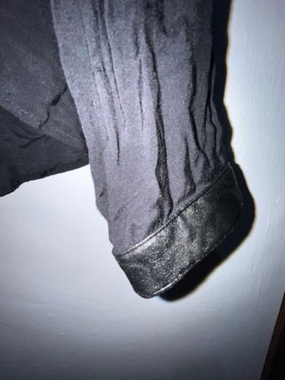 Camisa Zara detalles polipiel Talla L