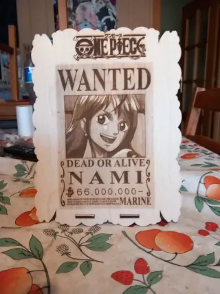 Nami Wanted Poster One Piece