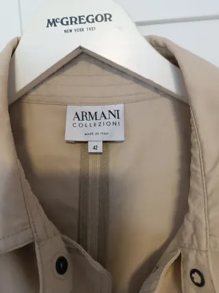 Gabardina Armani Collezioni Beige
