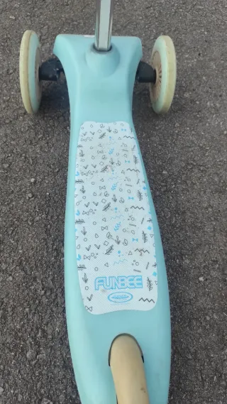 Patinete 3 Ruedas Funbee Azul