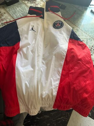 Chaqueta Jordan X PSG Roja Blanca Azul