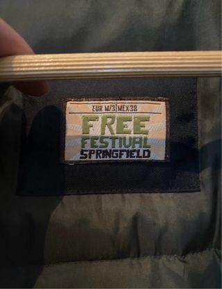 Abrigo plumas hombre Talla M