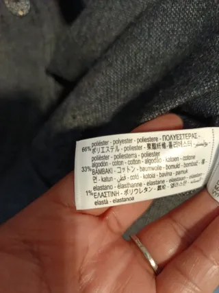 Falda Zara gris botones dorados precio no negociab