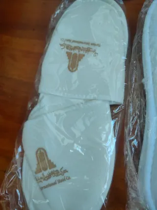 Lote 6 pares zapatillas hotel