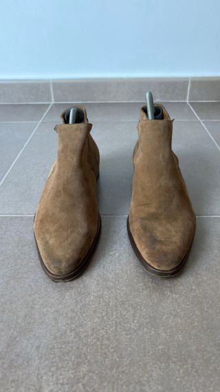 Botines Chelsea Zara Marrones Talla 44