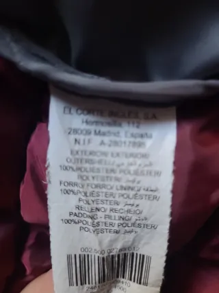 Chaqueta niño El Corte Inglés gris