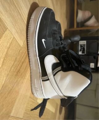 Nike Air Force 1 Botas Negras Blancas