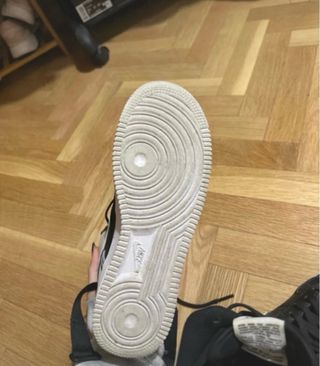 Nike Air Force 1 Botas Negras Blancas