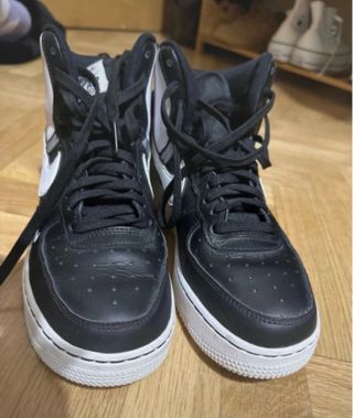 Nike Air Force 1 Botas Negras Blancas