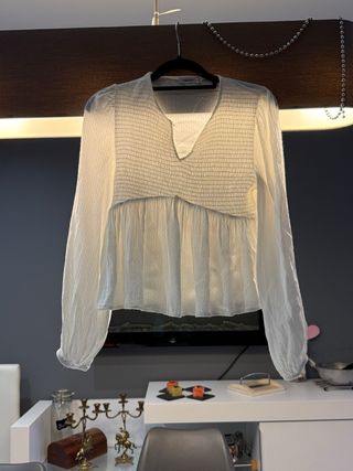 Blusa NOON blanca talla XXS
