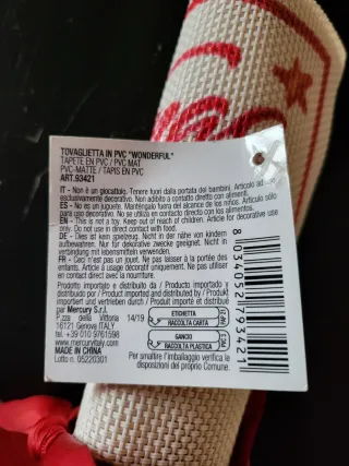 Tovaglietta Natale m HOME + decorazione stella