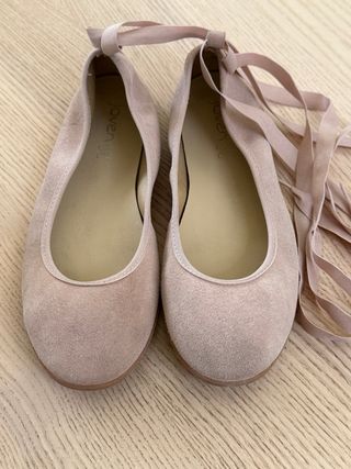 Zapatos piel rosa Talla 37