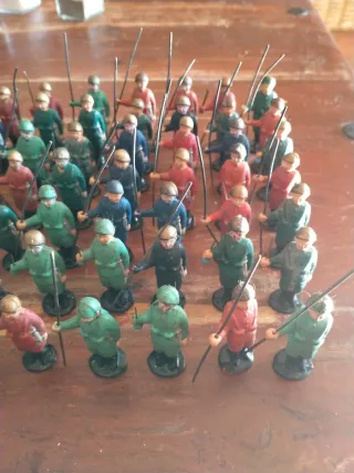 Lotto 53 Soldatini di Plastica 45mm