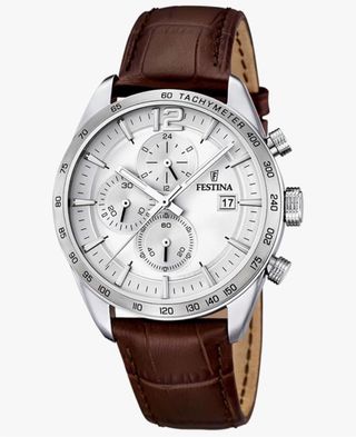 Reloj Festina Men's Silver Timeless Chronograph