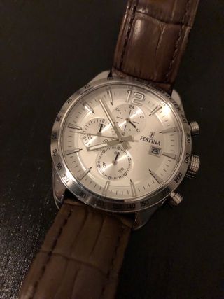 Reloj Festina Men's Silver Timeless Chronograph