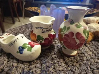 Set 3 Ceramiche: Zoccolo, Vaso, Brocca