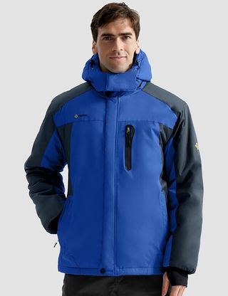 Chaqueta de esquí GEMYSE para hombre, impermeable, cortavientos, de invierno