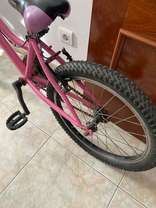 Bicicleta niña rosa 6-8 años