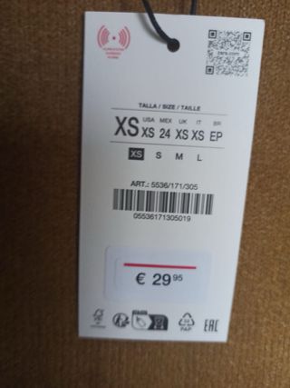 Jersey punto Zara NUEVO