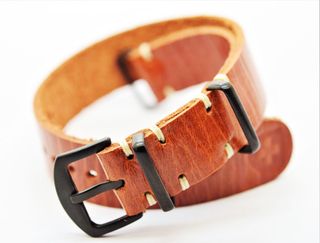 Correa NATO cuero lujo – Rolex,Omega,Seiko,Festina